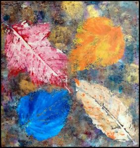 Voir le détail de cette oeuvre: Eclats de lumière , feuilles 1